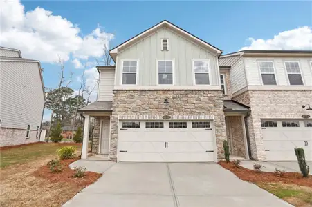 New construction Townhouse house 6732 Armonia Dr Sw, Mableton, GA 30126 plan Foxglove - image