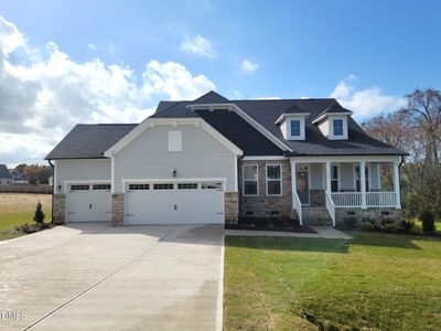 New construction Single-Family house 409 Grading Stick Ct, Angier, NC 27501 The Magnolia B- photo 0