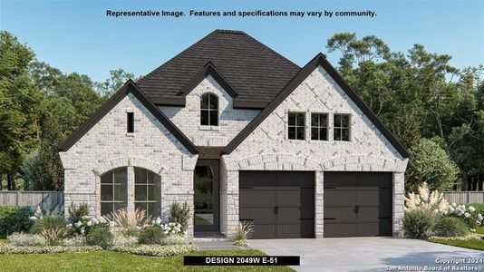 New construction Single-Family house 12449 Redwater, San Antonio, TX 78253 Design 2049W- photo 0