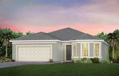 New construction Single-Family house 7192 Chapel Creek Ln, North Fort Myers, FL 33917 plan Mystique - image