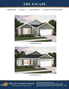 New construction Single-Family house 7021 Luke Ln, Castalia, NC 27816 plan Escape - 17833 - image
