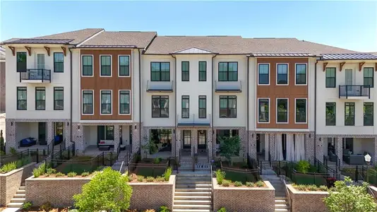 New construction Townhouse house 354 Olmstead Wy, Unit 27, Alpharetta, GA 30022 plan The Barnsley I - image