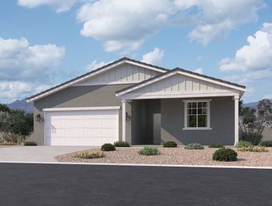 New construction Single-Family house 24132 Sunland Avenue, Buckeye, AZ 85326 Sage Homeplan- photo 0