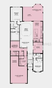 Structural Options Added Include: Gourmet Kitchen, Study, Tandem Garage, and Covered Extended Lanai