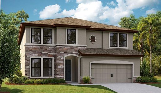 New construction Single-Family house 14752 Summer Branch Dr, Lithia, FL 33547 Avocet II- photo 0