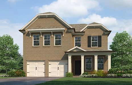 New construction Single-Family house 1799 Klondike Road SW, Conyers, GA 30094 plan Wynbrooke – 2 Car Garage - image