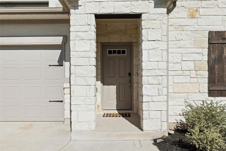 Entry Door With Video Doorbell and Smart Lock for Security and Easy Access.