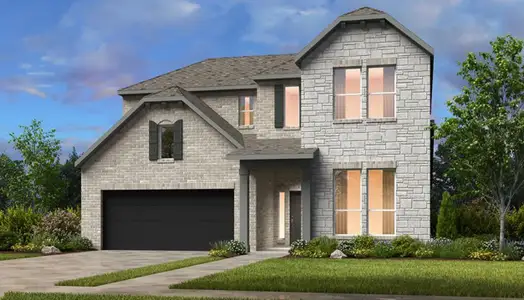 New construction Single-Family house 209 Belanger Canyon Dr, Liberty Hill, TX 78642 plan Agave - image