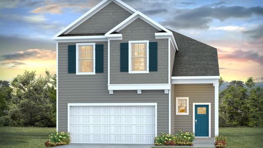 New construction Single-Family house 1227 Pogy Ln Se, Winnabow, NC 28479 plan WREN - image