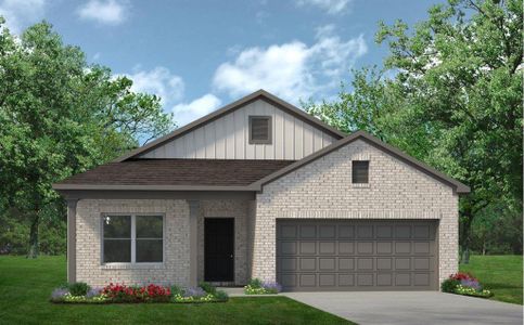 New construction Single-Family house 220 Eagleville Drive, Alvin, TX 77511 The Pearson- photo 0