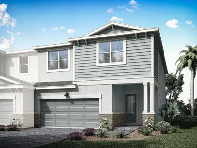 New construction Townhouse house 3491 Nw Solange Ct, Jensen Beach, FL 34957 Oceana- photo 0