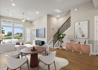 New construction Townhouse house 218 Flora Springs Cv, Liberty Hill, TX 78642 null- photo 3 3