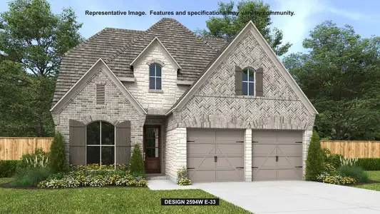 New construction Single-Family house 600 Bay Breeze Dr, Kyle, TX 78640 plan 2594W - image