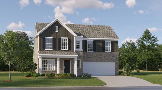 New construction Single-Family house 1205 Sloane Dr, Bessemer City, NC 28016 plan Browning - image