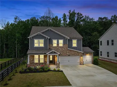 New construction Single-Family house 764 Clifftop Xing Sw, Powder Springs, GA 30127 plan Tucker - image