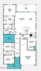 New construction Single-Family house 139 Adirondack Dr, St. Johns, FL 32259 plan Grove - image