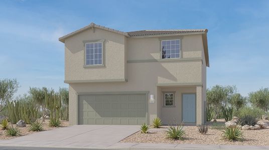 New construction Single-Family house 897 W Calle Cubeta, Sahuarita, AZ 85629 plan Etta - image