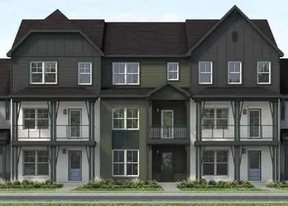 New construction Single-Family house 610 Granbury Pvt Dr, Hendersonville, TN 37075 plan Harrington Rowhome - image