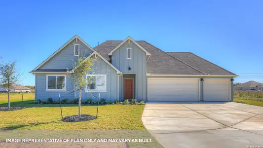 New construction Single-Family house 409 Kolbo Crossing Cv, Lockhart, TX 78644 plan The Dean - image