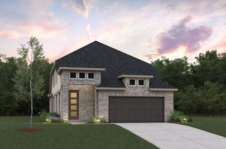 New construction Single-Family house 26214 Happy Home St, Hockley, TX 77447 plan Somerset - image
