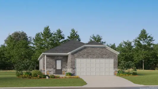 New construction Single-Family house 5426 Brazos Riv, Marion, TX 78124 plan Morrow - image