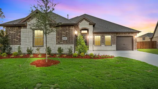 New construction Single-Family house 306 Lelo Ln, Mansfield, TX 76063 plan Garden Valley - image