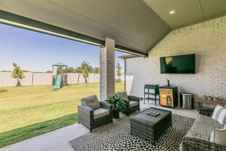New construction Single-Family house 14709 Storyteller Ln, Haslet, TX 76052 Presley | Madero- photo 34 34