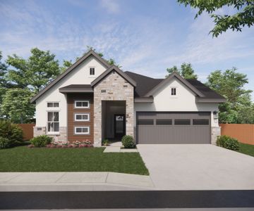 New construction Single-Family house 104 Villoria Cv, Liberty Hill, TX 78642 plan Mckenna - image
