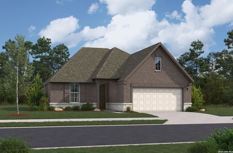 New construction Single-Family house 409 Safari Rdg, Cibolo, TX 78108 plan Comal - image