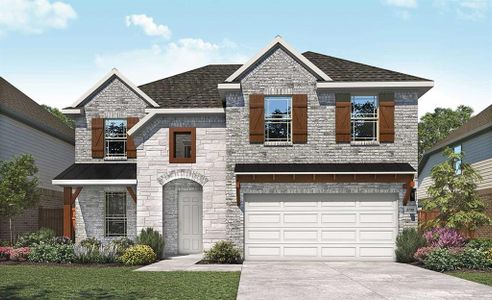 New construction Single-Family house 2006 Cottage Ct, Sugar Land, TX 77498 Premier Series - Mimosa- photo 0