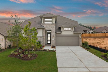 New construction Single-Family house 26075 Peacetree Ln, Magnolia, TX 77316 plan Colleyville - image