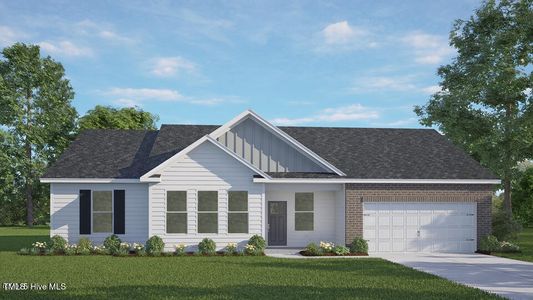 New construction Single-Family house 10851 Beard Wy, Bailey, NC 27807 plan Mills - image
