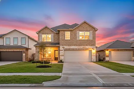 New construction Single-Family house 2611 Colorado Creek Dr, Crosby, TX 77532 plan The Texoma (3L08) - image