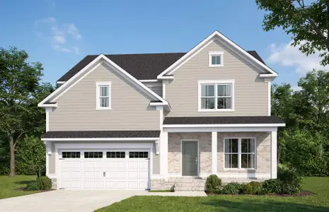 New construction Single-Family house 4802 Lewiston Meadows Dr, Greensboro, NC 27410 plan Mercer - image