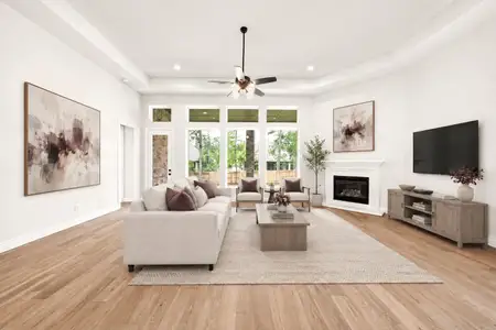 New construction Single-Family house 334 Calmato Woods Wy, Willis, TX 77318 plan 2855 - image 5