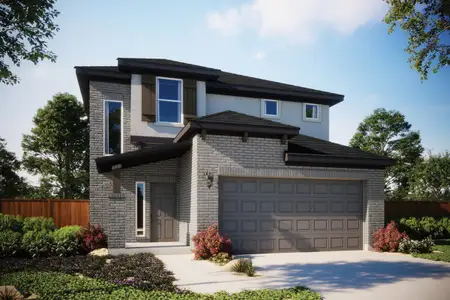 New construction Single-Family house 122 Dogvane Cir, Kyle, TX 78640 plan Lyric - image