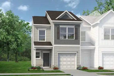 New construction Townhouse house 503 Rook Rd, Charlotte, NC 28216 plan The Trenton - image