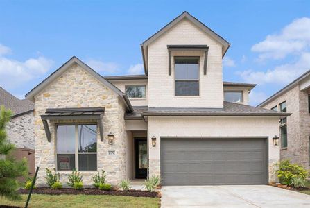 New construction Single-Family house 16751 Williams Gully Trail, Humble, TX 77346 The Park Avenue- photo 0