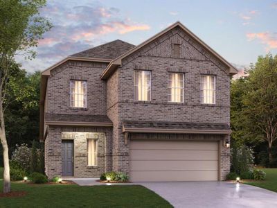 New construction Single-Family house 21963 Esparto Hills Trail, Tomball, TX 77377 Larkspur- photo 0