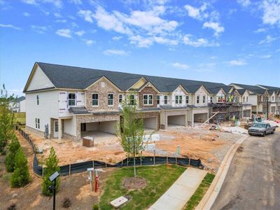 New construction Townhouse house 889 Pensive Run, Dacula, GA 30019 - photo 0