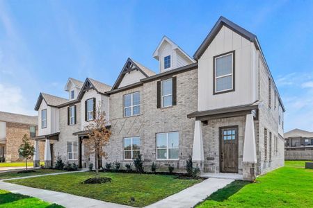 New construction Townhouse house 4204 Avion Drive, Sanger, TX 76266 - photo 0