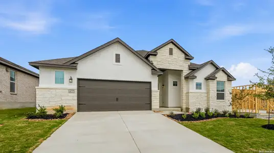 New construction Single-Family house 417 Fandango, Boerne, TX 78006 plan Mackenzie 60′ - image