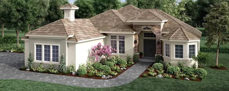 New construction Single-Family house 15 New Water Oak Dr, Palm Coast, FL 32137 plan The Wyndham V Open - image