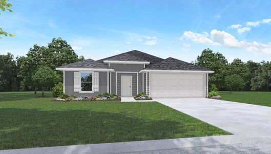 New construction Single-Family house 197 Golden Eagle Blvd, New Waverly, TX 77358 plan Denton - image
