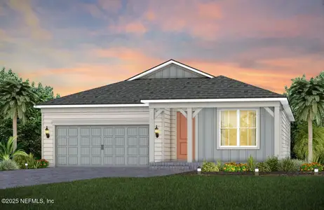 New construction Single-Family house 525 Peppervine Wy, Yulee, FL 32097 plan Highgate - image