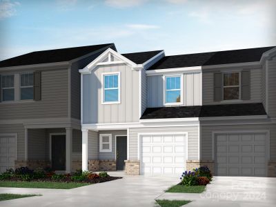 New construction Townhouse house 1774 Braemar Village Drive, Monroe, NC 28110 Topaz- photo 0