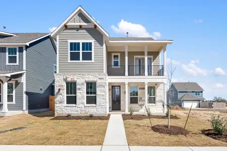 New construction Single-Family house 112 Barret Dr, Liberty Hill, TX 78642 plan Blue Jay - image