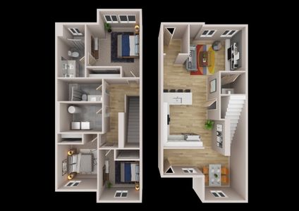 New construction Townhouse house 1400 Akron St, Aurora, CO 80010 plan Unit 6 - image 3