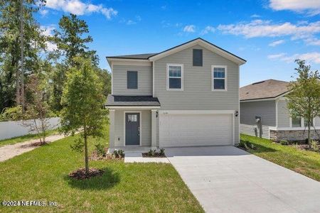 New construction Single-Family house 5322 Sawmill Point Way, Jacksonville, FL 32210 Firethorn- photo 0