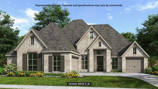 New construction Single-Family house 1409 Hidden Cove Dr, Lakewood Village, TX 75068 plan 3057W - image